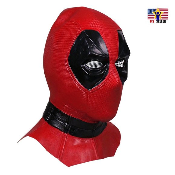 Diona J Deadpool America Helmet Latex Rubber Horror Scary Mask Halloween… - Picture 1 of 8